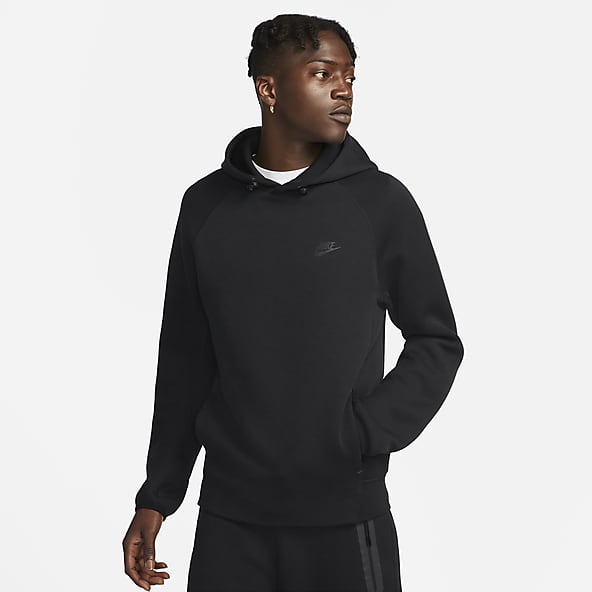Black nike hoodie sale outlet